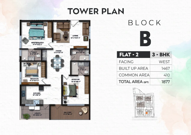Tower B floor plan 2