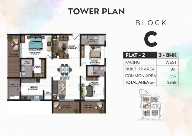 Tower C floor plan 2